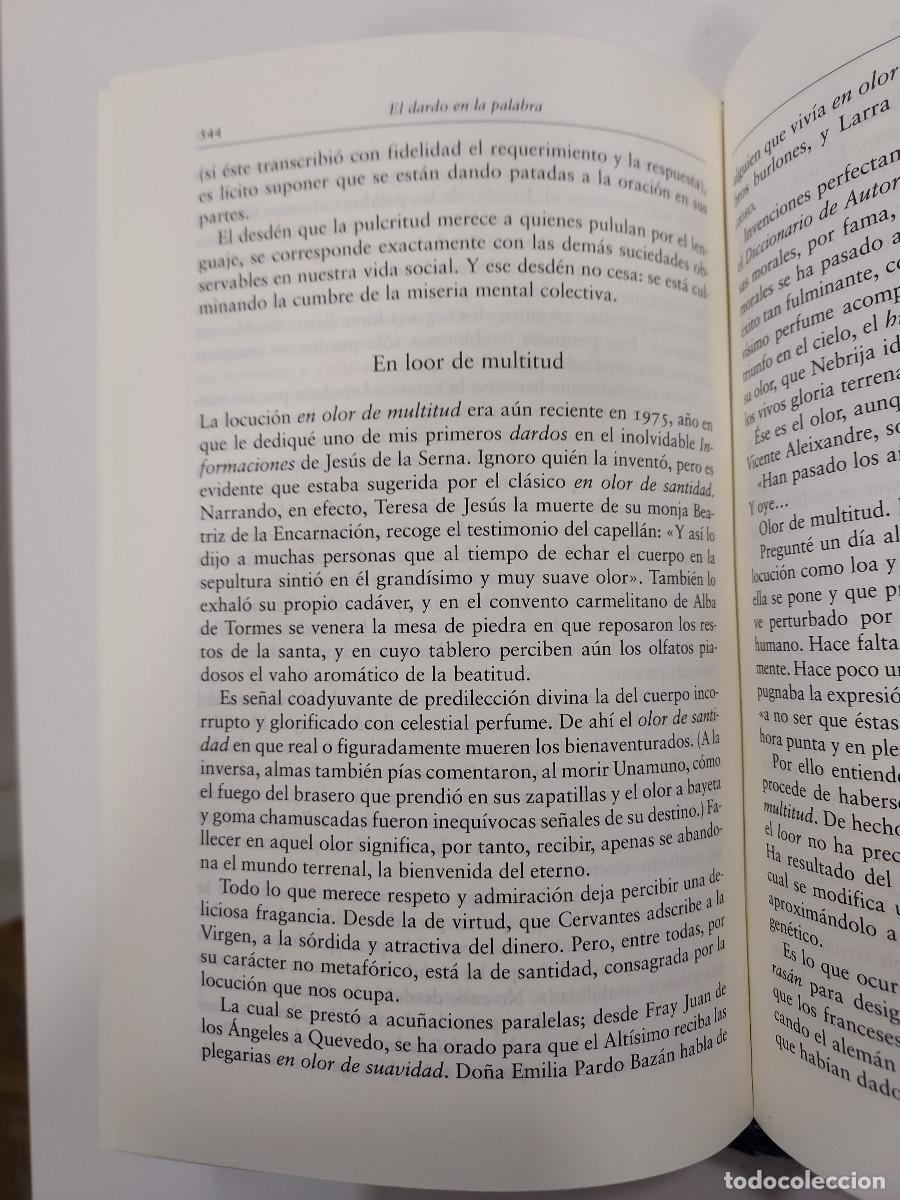Libros de segunda mano: FERNANDO LAZARO CARRETER - EL DARDO EN LA PALABRA - Foto 7