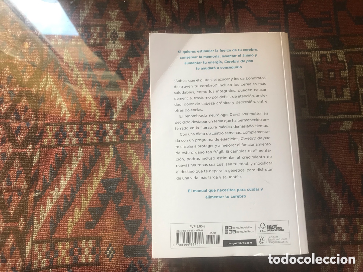 Libros de segunda mano: Cerebro de pan. David Perlmutter. Debolsillo clave - Foto 3