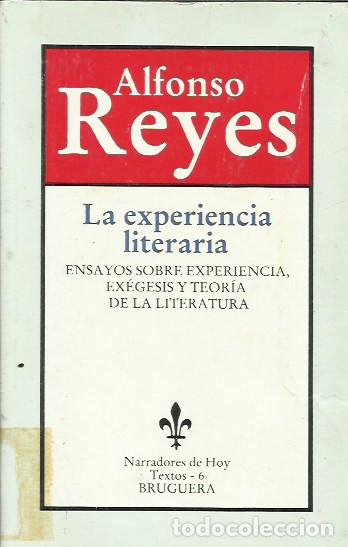 Libros de segunda mano: La experiencia literaria / Alfonso Reyes. - Foto 1