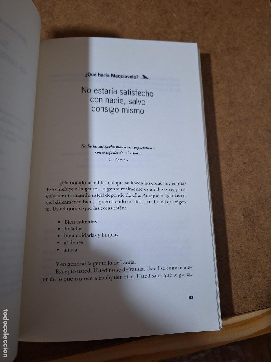 Libros de segunda mano: &iquest;Qu&eacute; har&iacute;a Maquiavelo? - Stanley Bing - Foto 3