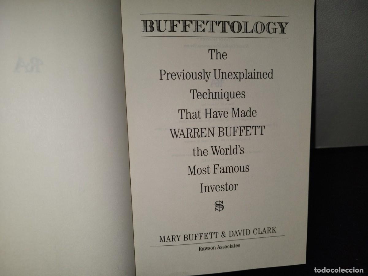 Libros de segunda mano: 113- BUFFETTOLOGY. THE PREVIOUSLY UNEXPLAINED TECHNIQUES THAT HAVE MADE WARREN BUFFET... - Foto 5
