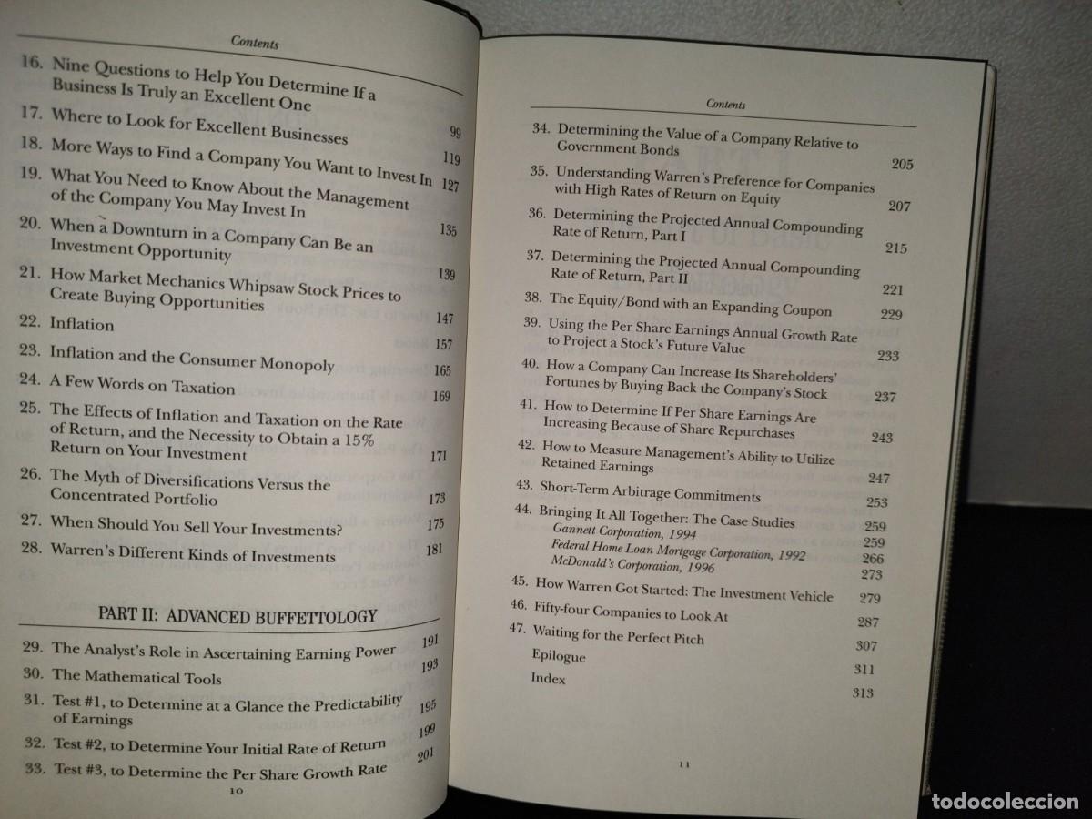 Libros de segunda mano: 113- BUFFETTOLOGY. THE PREVIOUSLY UNEXPLAINED TECHNIQUES THAT HAVE MADE WARREN BUFFET... - Foto 8