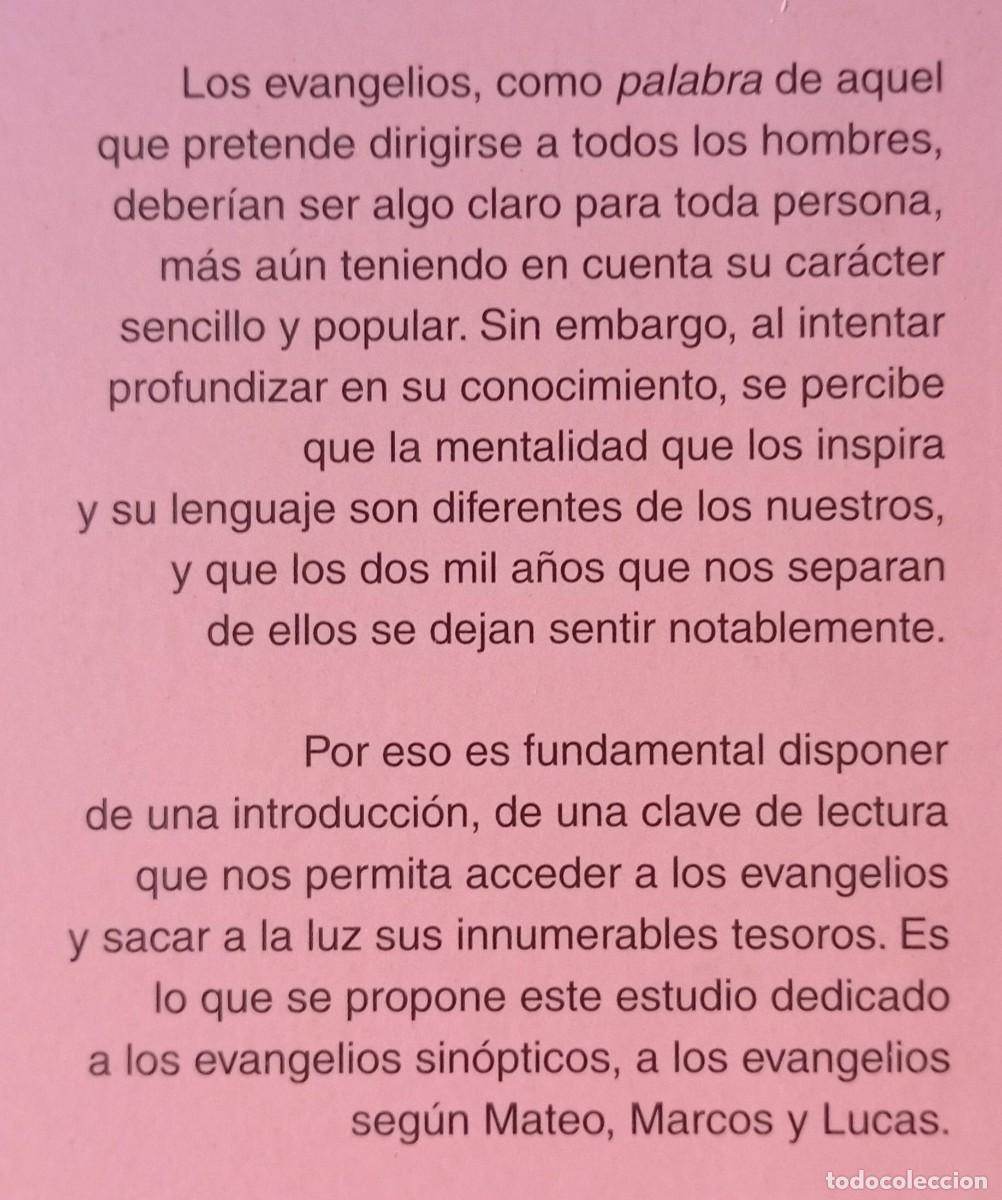 Libros de segunda mano: LOS SINOPTICOS - BENITO MARCONCINI - Foto 2
