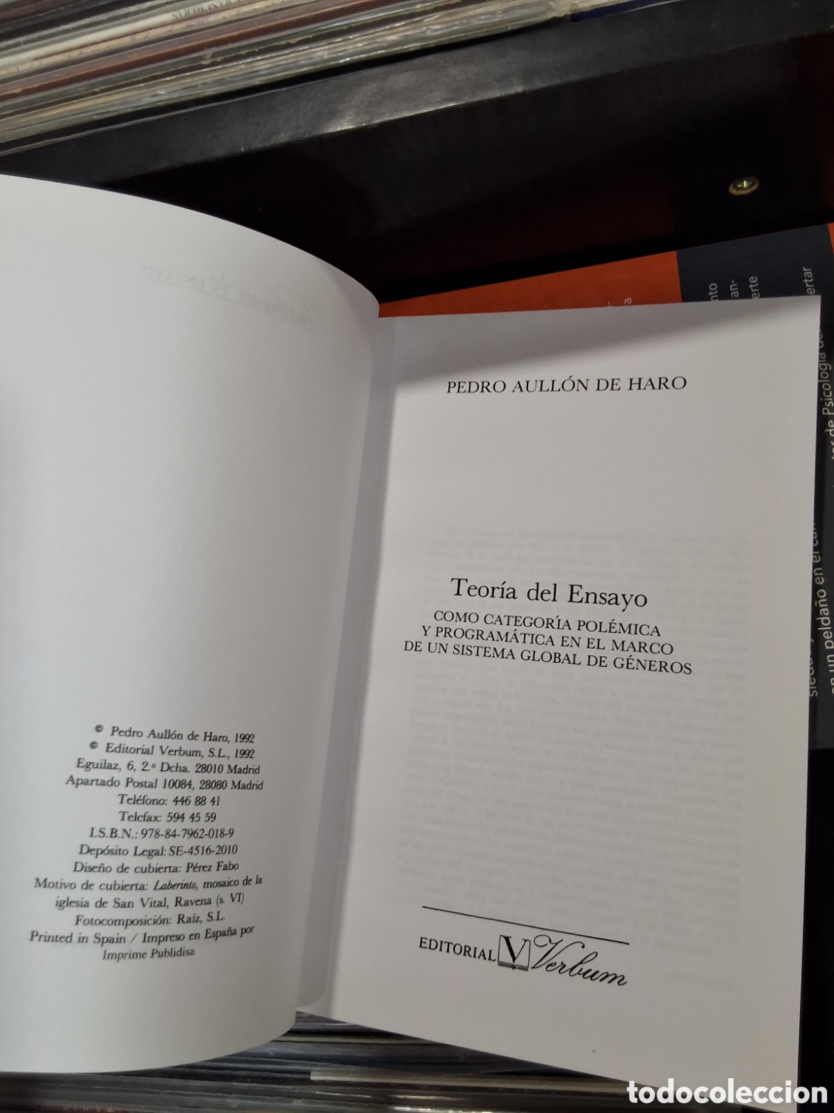 Libros de segunda mano: TEOR&Iacute;A DEL ENSAYO - PEDRO AULLON DE HARO - LIBRO NUEVO - Foto 5