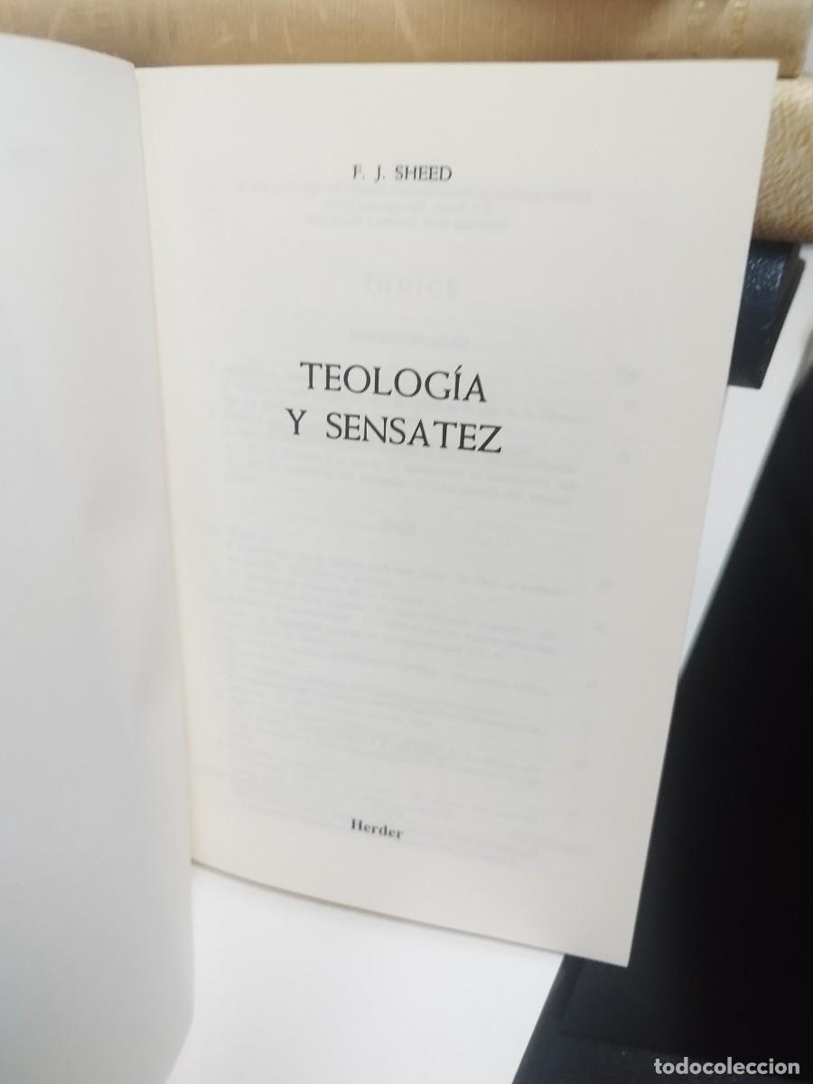 Libros de segunda mano: Teolog&iacute;a y sensatez - Sheed, Frank J. - Foto 2