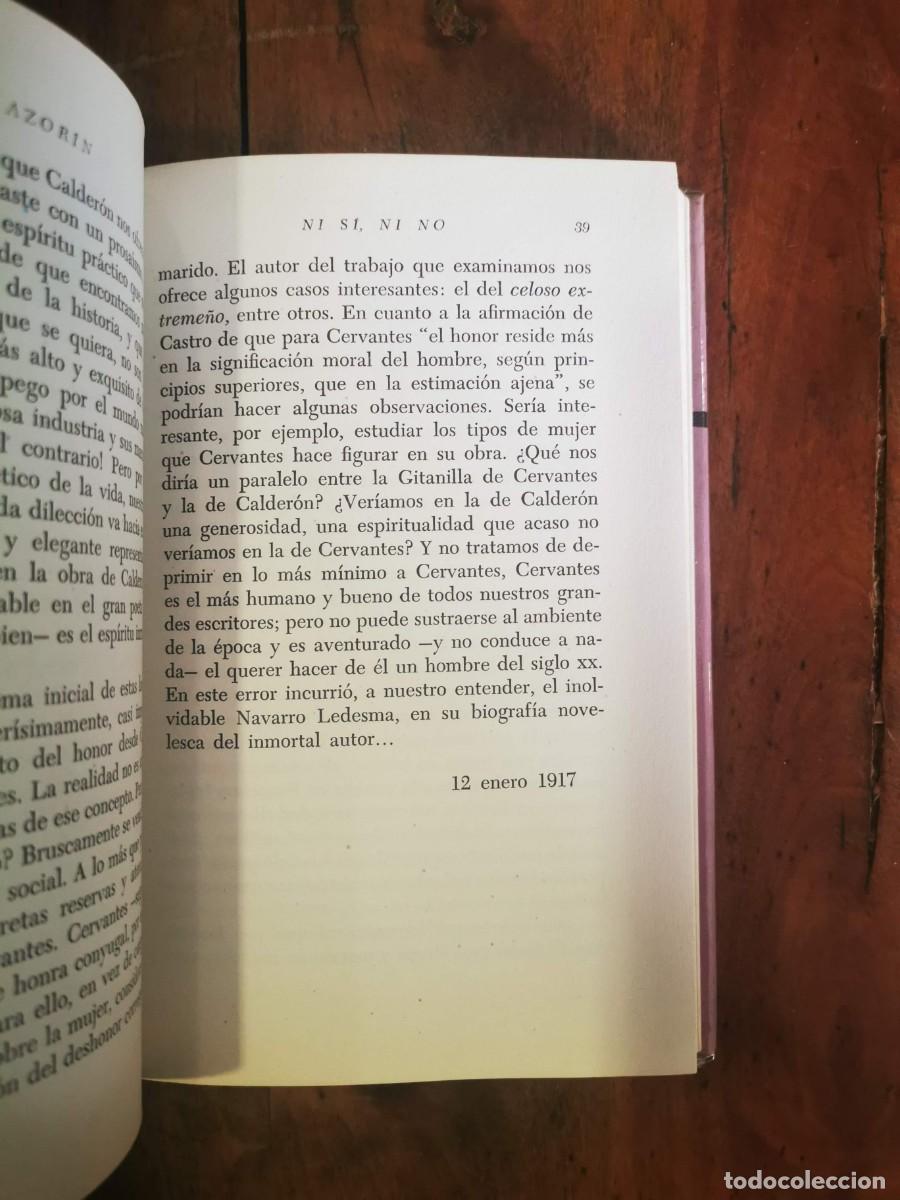 Libros de segunda mano: AZOR&Iacute;N. Ni s&iacute;, ni no - Foto 4