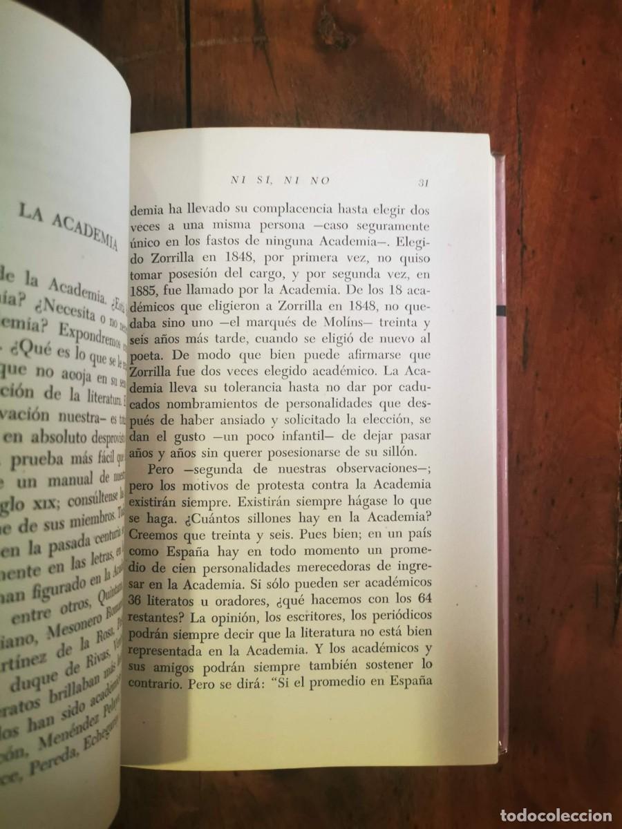 Libros de segunda mano: AZOR&Iacute;N. Ni s&iacute;, ni no - Foto 5