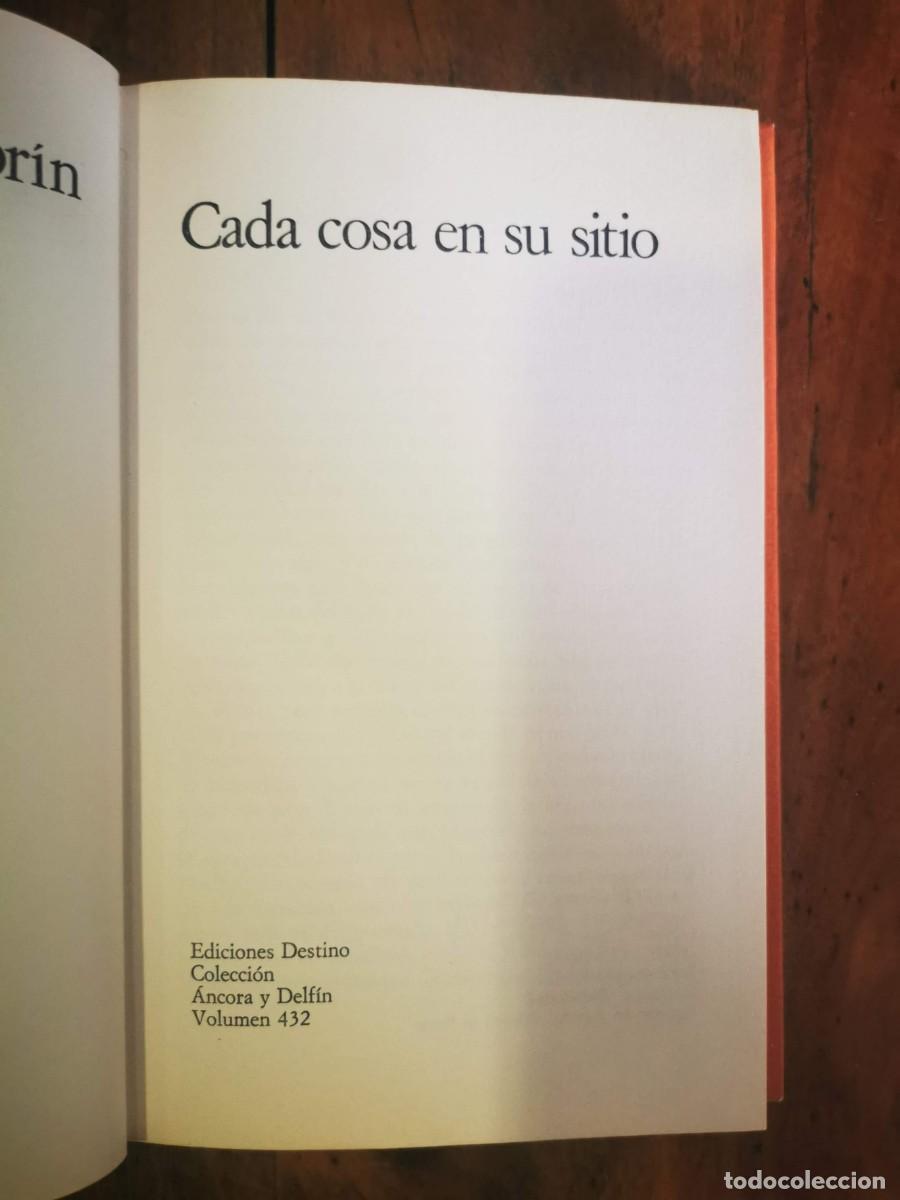 Libros de segunda mano: AZOR&Iacute;N. Cada cosa en su sitio - Foto 2