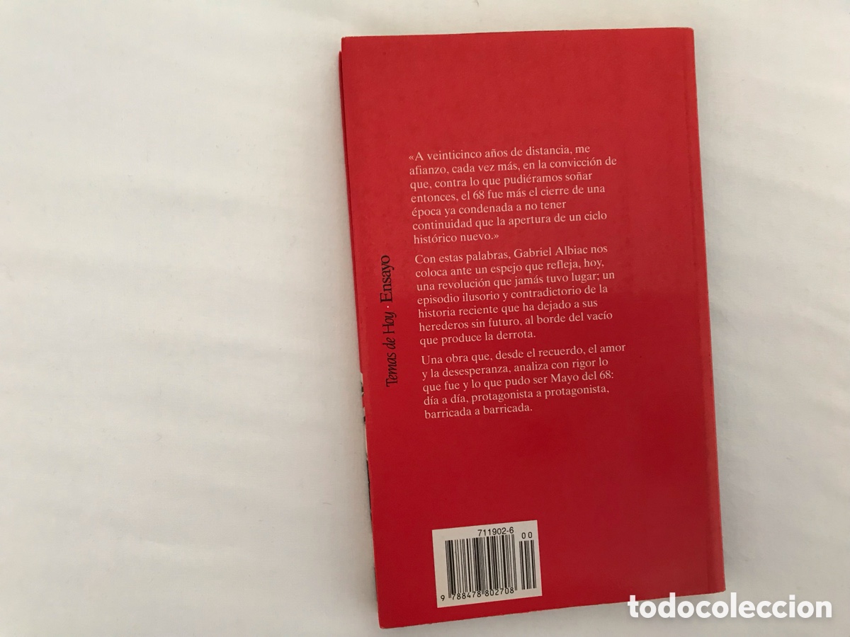 Libros de segunda mano: Gabriel Albiac. Mayo del 68. Una educaci&oacute;n sentimental - Foto 3