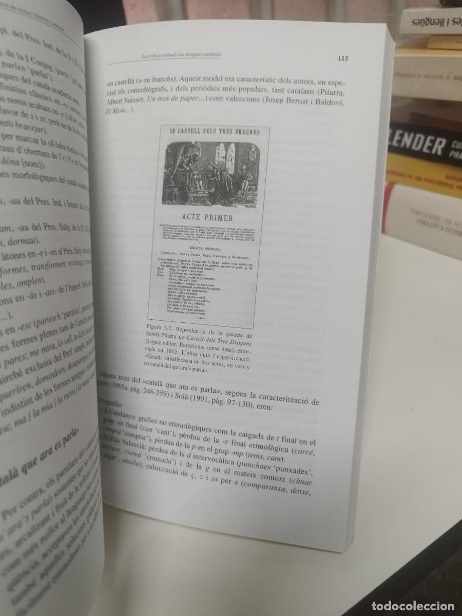 Libros de segunda mano: Ledici&oacute; de textos: hist&ograve;ria i m&egrave;tode. V&iacute;ctor Mart&iacute;nez-Gil. - Foto 5