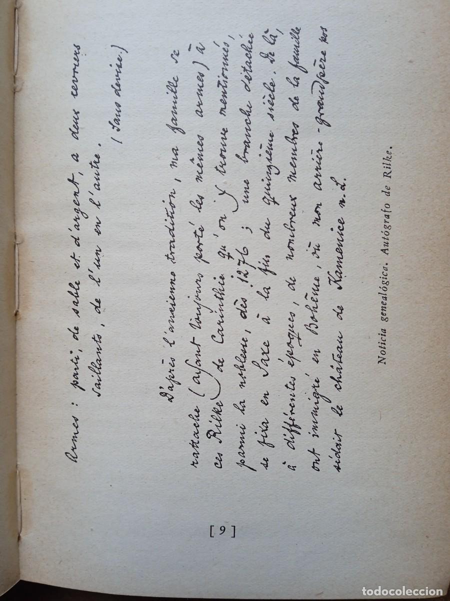 Libros de segunda mano: Cuadernos, de Malte,Rilke, Laurids Brigge. 1944 - Foto 8