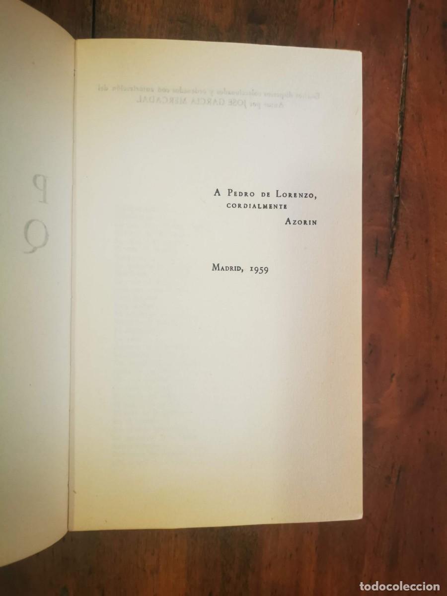 Libros de segunda mano: AZOR&Iacute;N. Pasos quedos - Foto 3