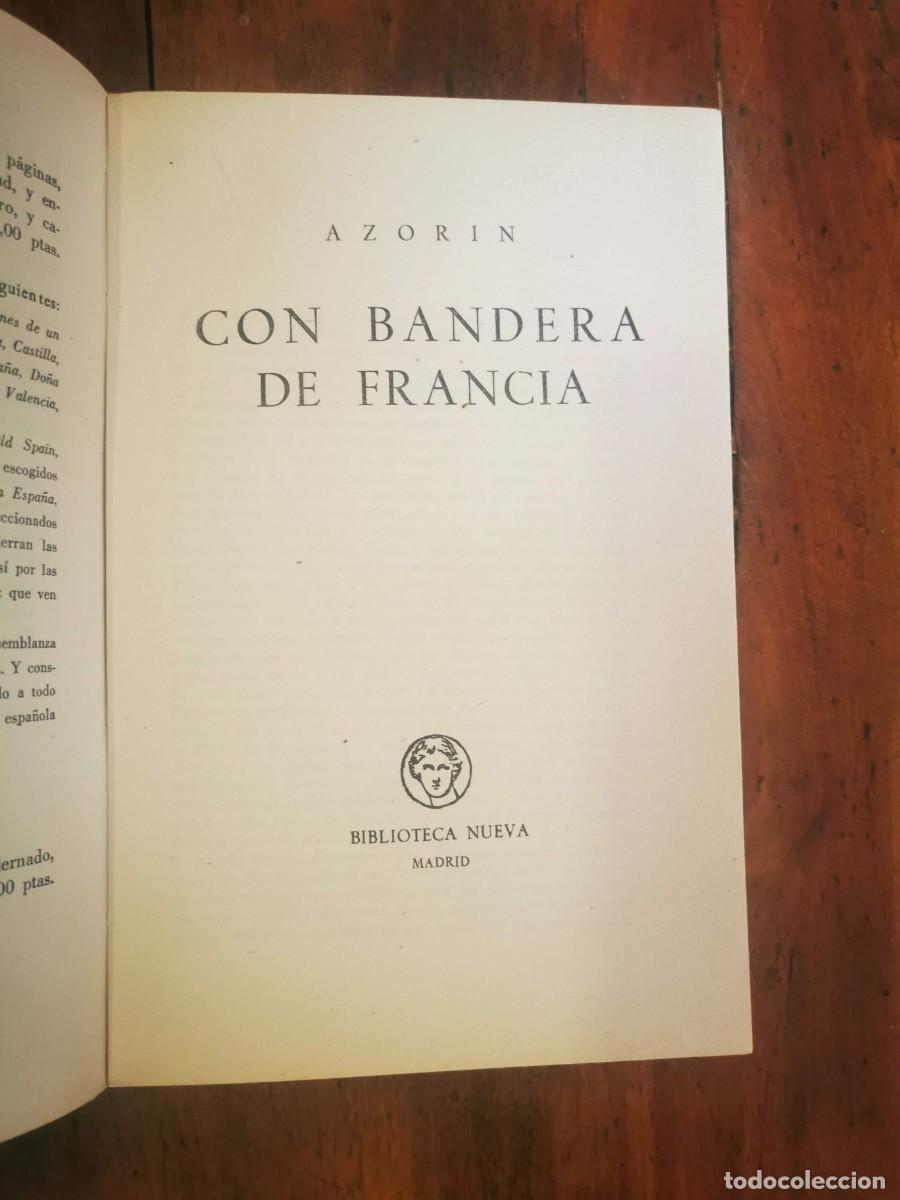 Libros de segunda mano: AZOR&Iacute;N. Con bandera de Francia - Foto 2
