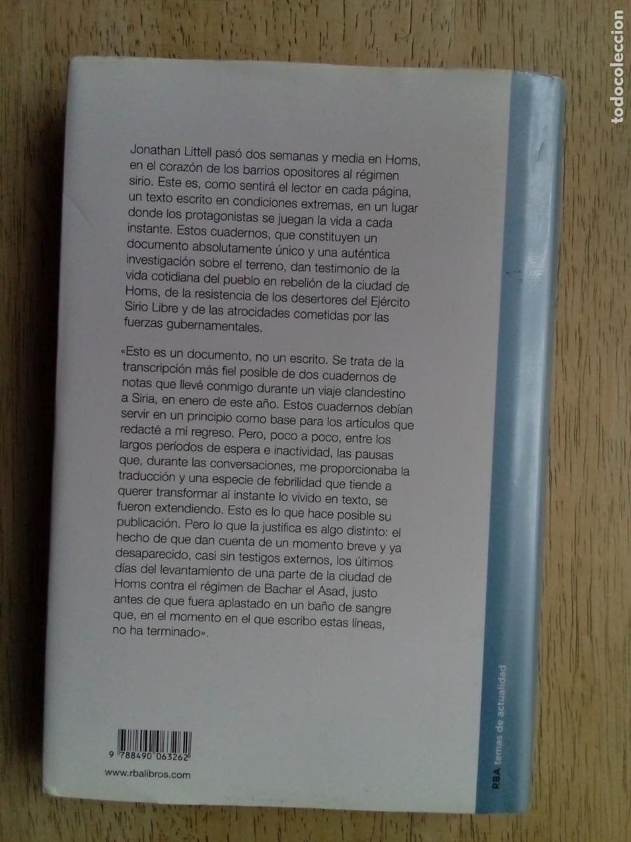 Libros de segunda mano: Cuadernos de Homs. Jonathan Littell - Foto 2