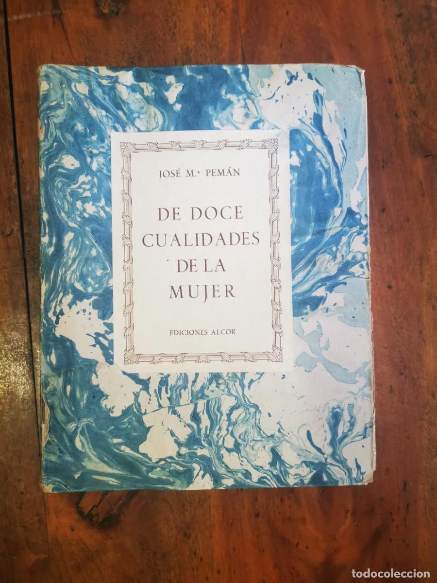 Libros de segunda mano: PEM&Aacute;N, Jos&eacute; Mar&iacute;a. De doce cualidades de la mujer - Foto 1