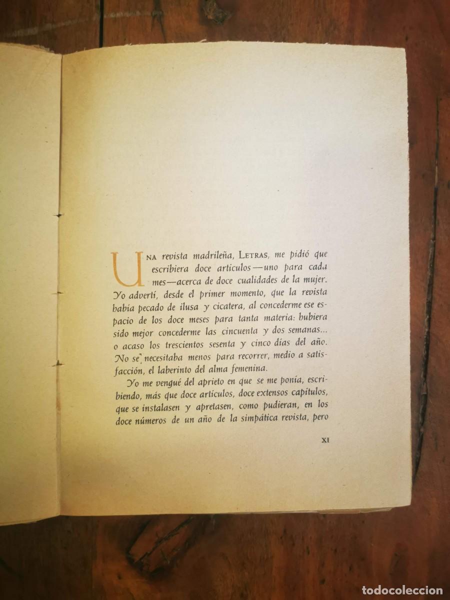 Libros de segunda mano: PEM&Aacute;N, Jos&eacute; Mar&iacute;a. De doce cualidades de la mujer - Foto 3