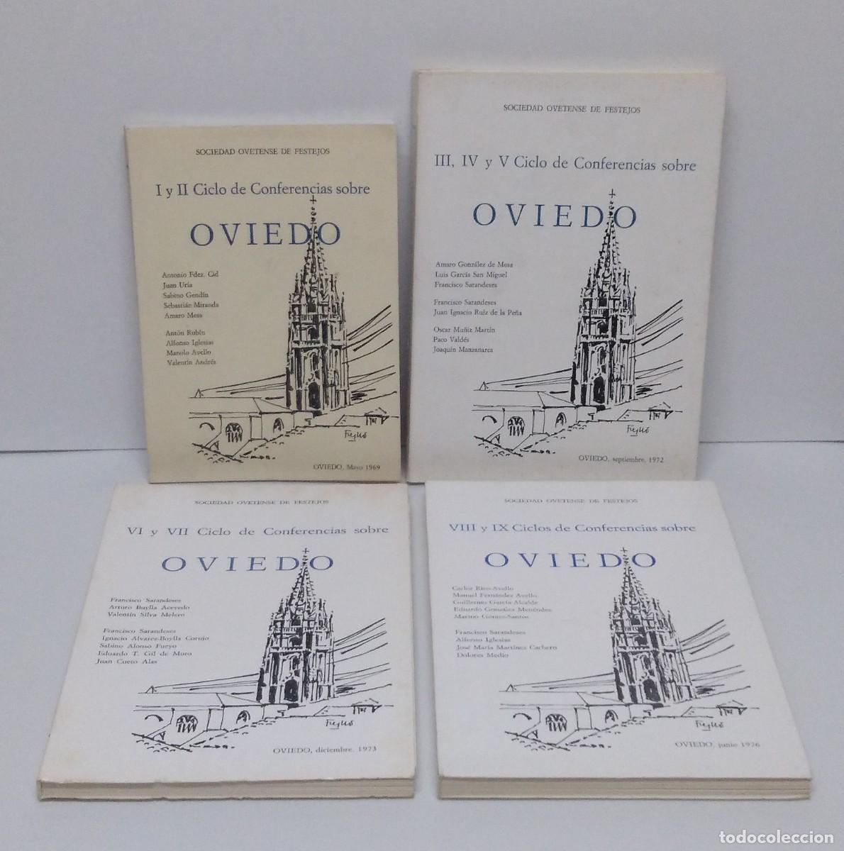 Libros de segunda mano: I-IX Ciclos de Conferencias sobre Oviedo (SOF) - Foto 1