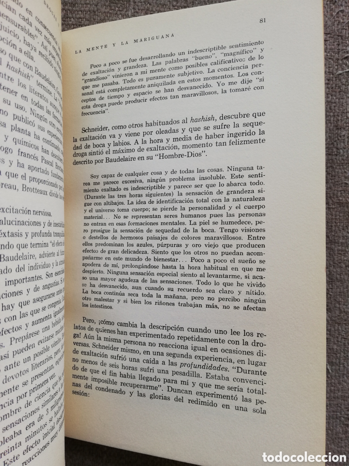 Libros de segunda mano: Las drogas y la mente, de Robert S. de Ropp - Foto 3