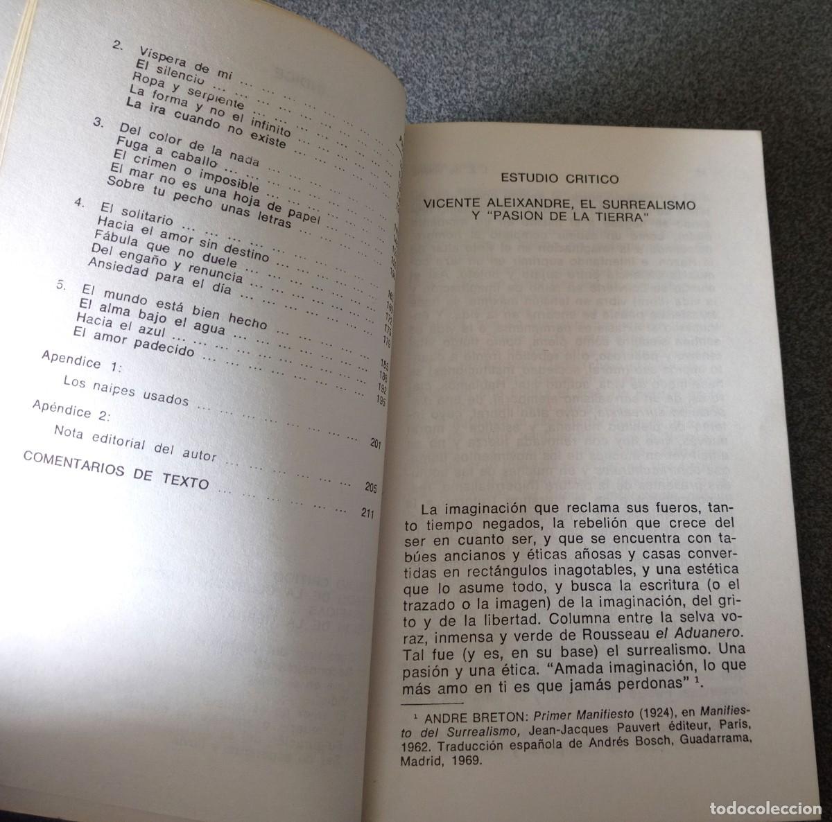 Libros de segunda mano: Pasi&oacute;n De La Tierra Vicente Aleixandre - Foto 6