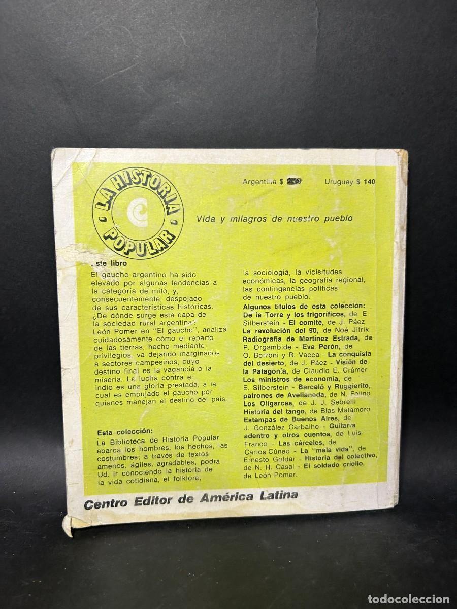 Libros de segunda mano: LE&Oacute;N POMER - EL GAUCHO - PRIMERA EDICI&Oacute;N - 1971 - Foto 3