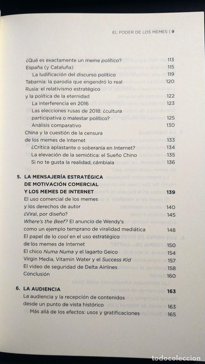 Libros de segunda mano: EL PODER DE LOS MEMES. IDEOLOG&Iacute;A, SEMI&Oacute;TICA E INTERTEXTUALIDAD - BRADLEY E. WIGGINS - Foto 5
