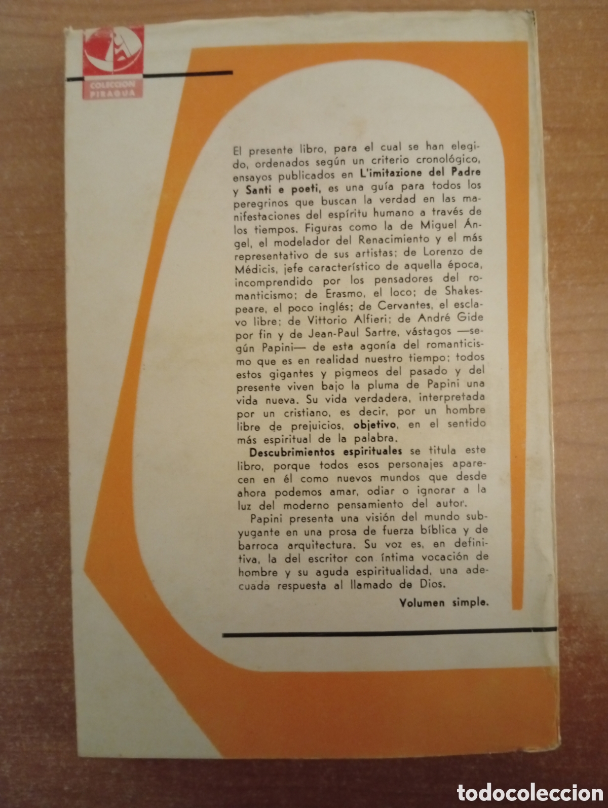 Libros de segunda mano: Descubrimientos espirituales Giovanni Papini - Foto 2