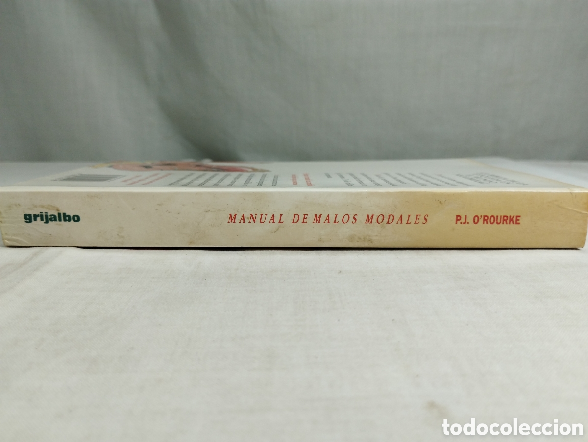 Libros de segunda mano: Manual de malos modales. P.J. ORourke, 1992 - Foto 3