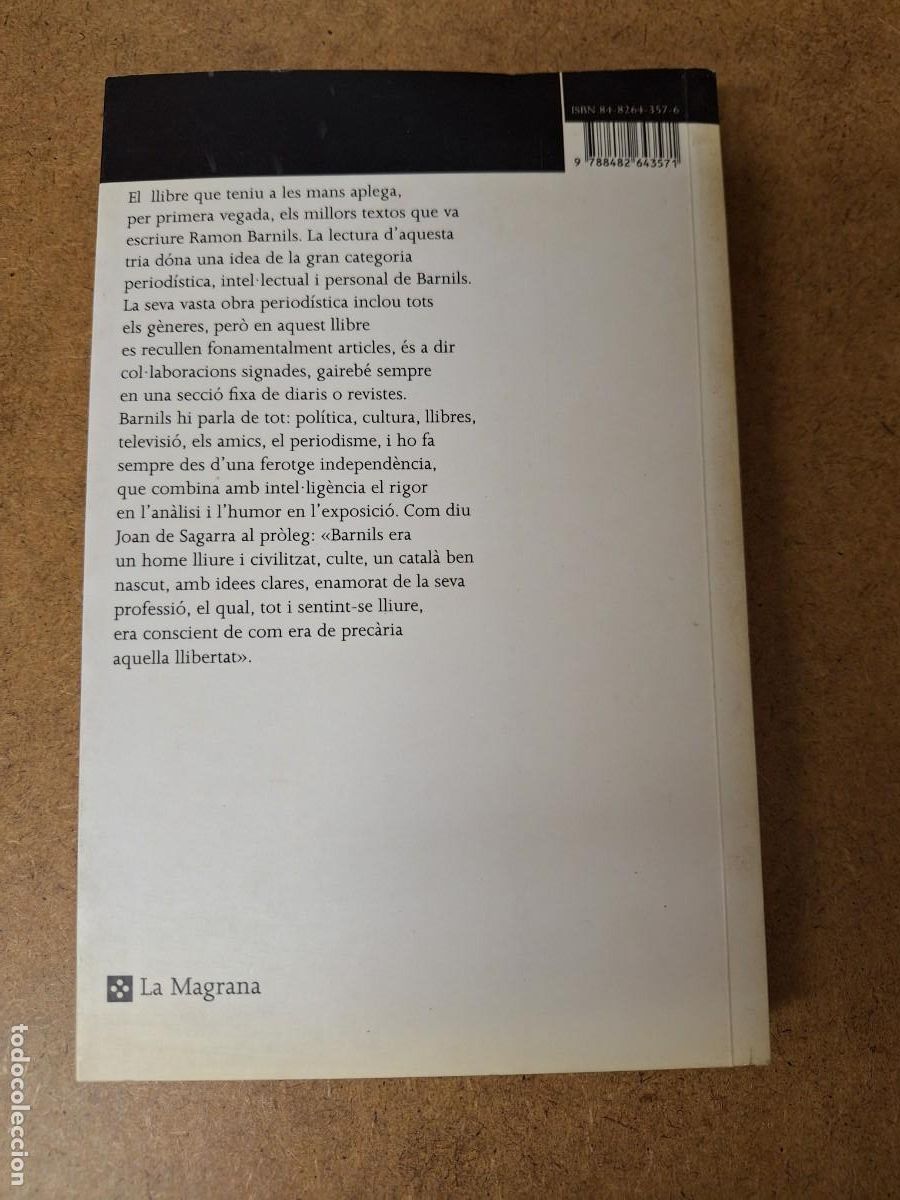 Libros de segunda mano: Articles - Ramon Barnils - Foto 3