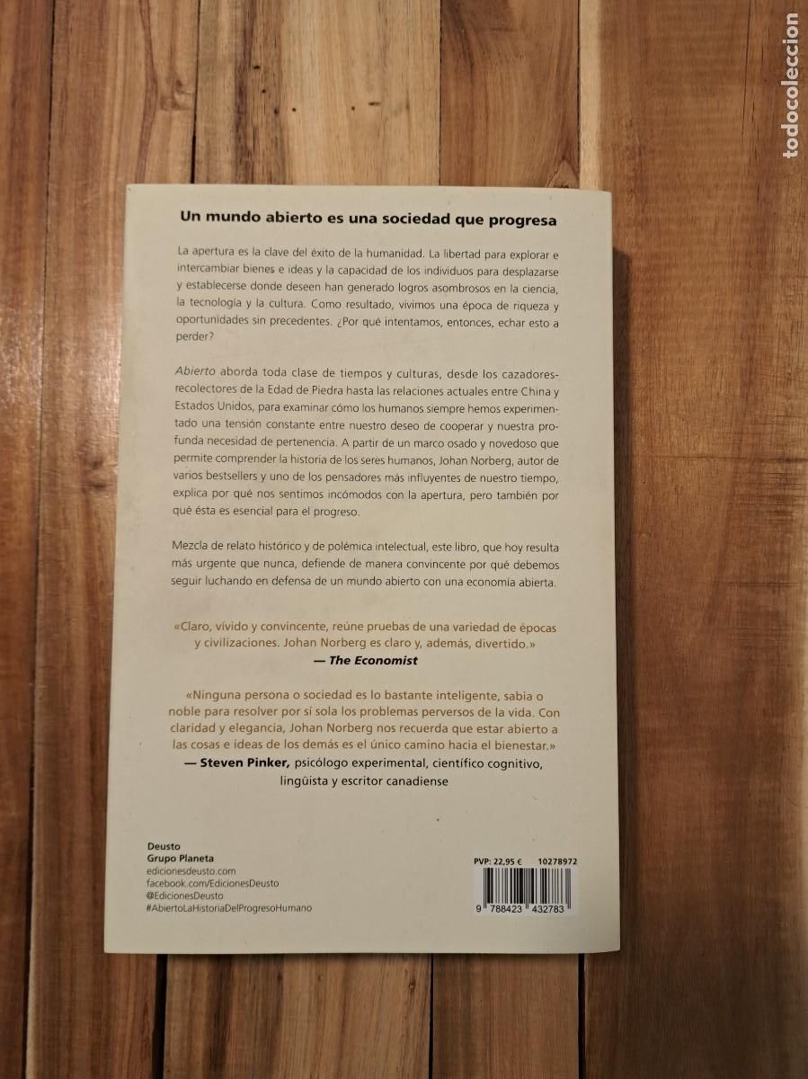Libros de segunda mano: Abierto - Johan Norberg - Foto 2