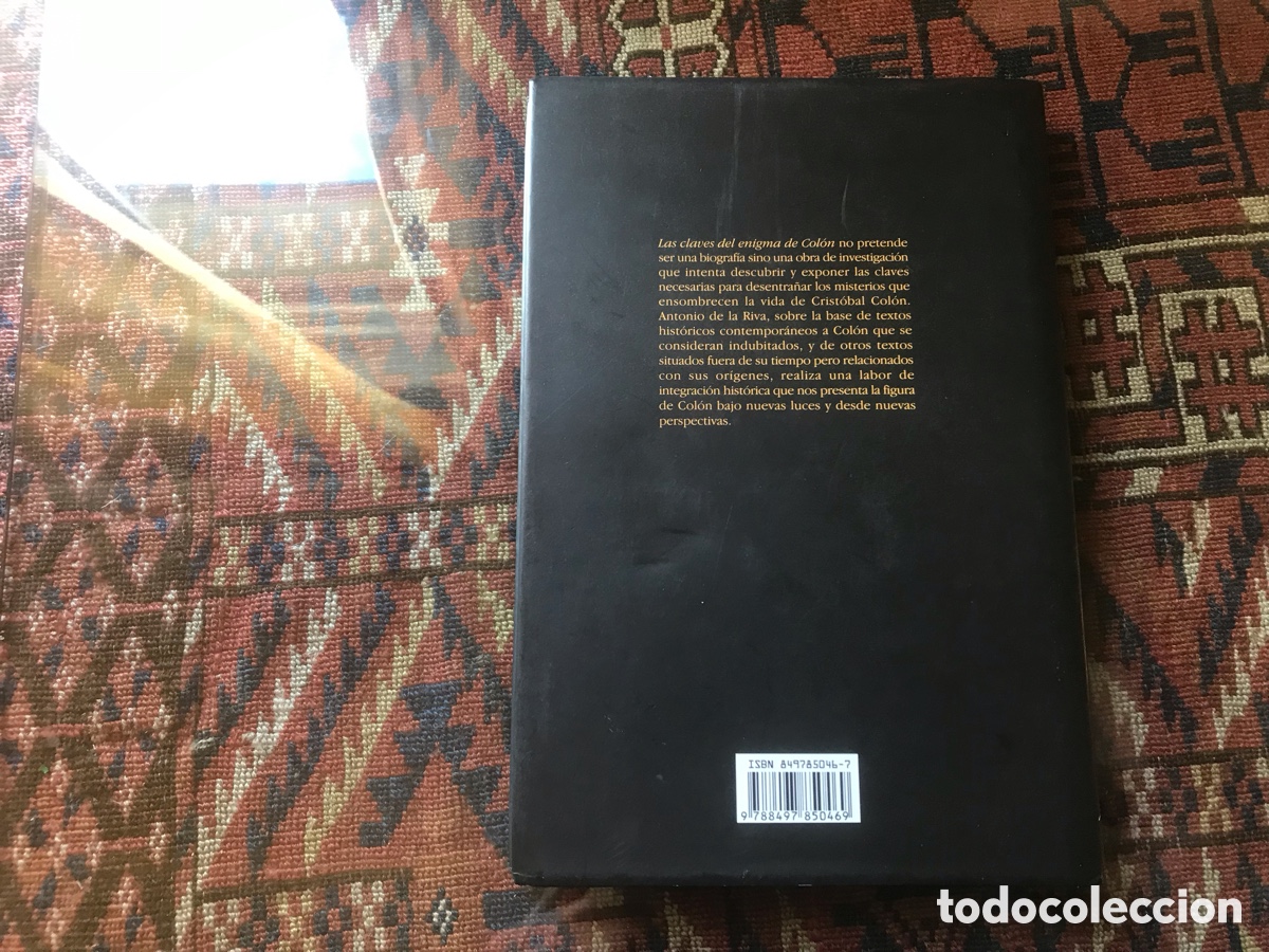 Libros de segunda mano: Las claves del enigma de Col&oacute;n. Antonio de la Riva - Foto 3