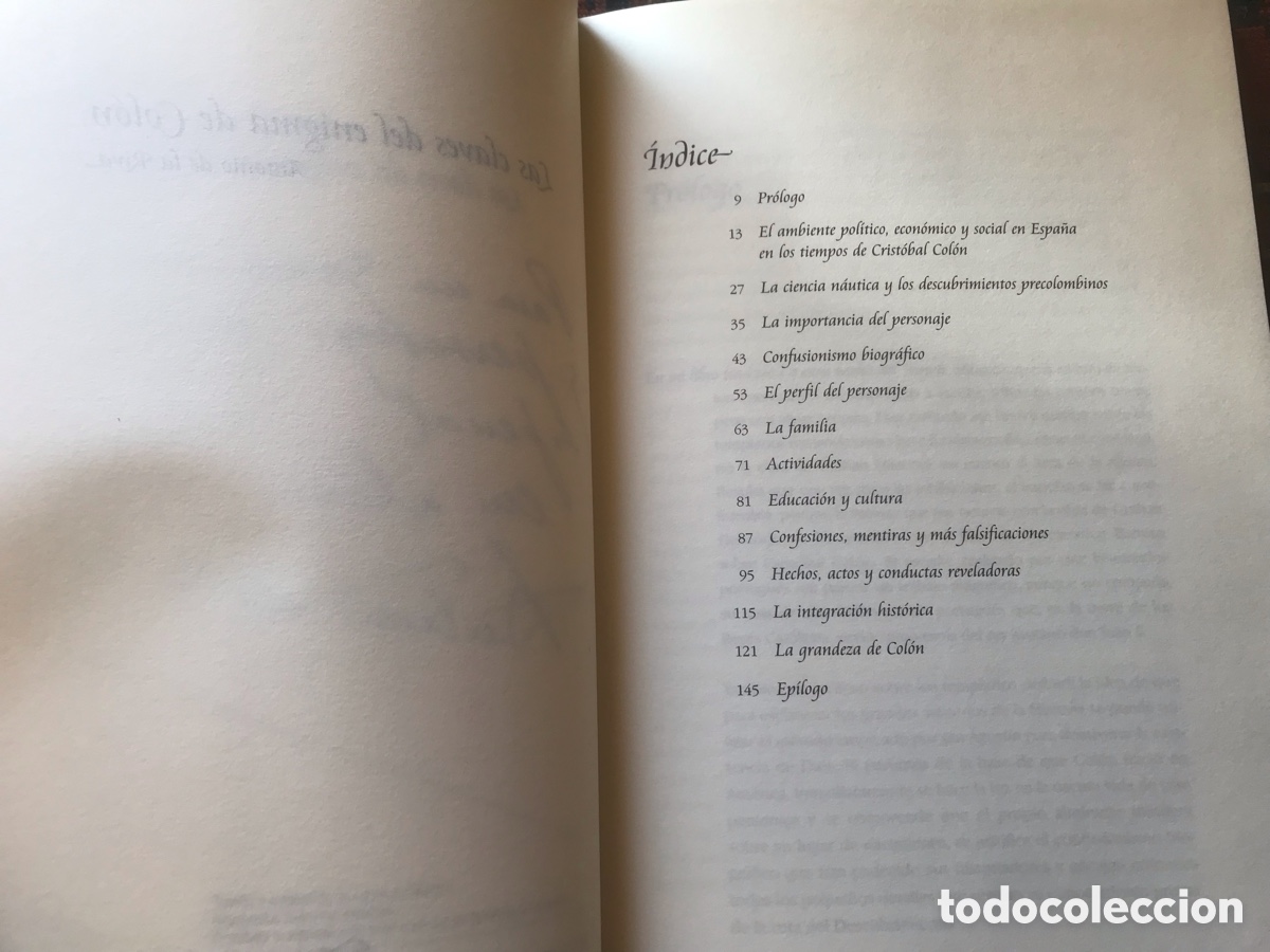 Libros de segunda mano: Las claves del enigma de Col&oacute;n. Antonio de la Riva - Foto 7
