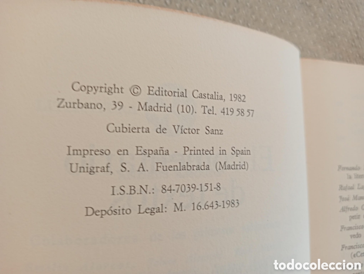 Libros de segunda mano: El comentario de textos. Tomo I. Ed. Castalia 1983. - Foto 4