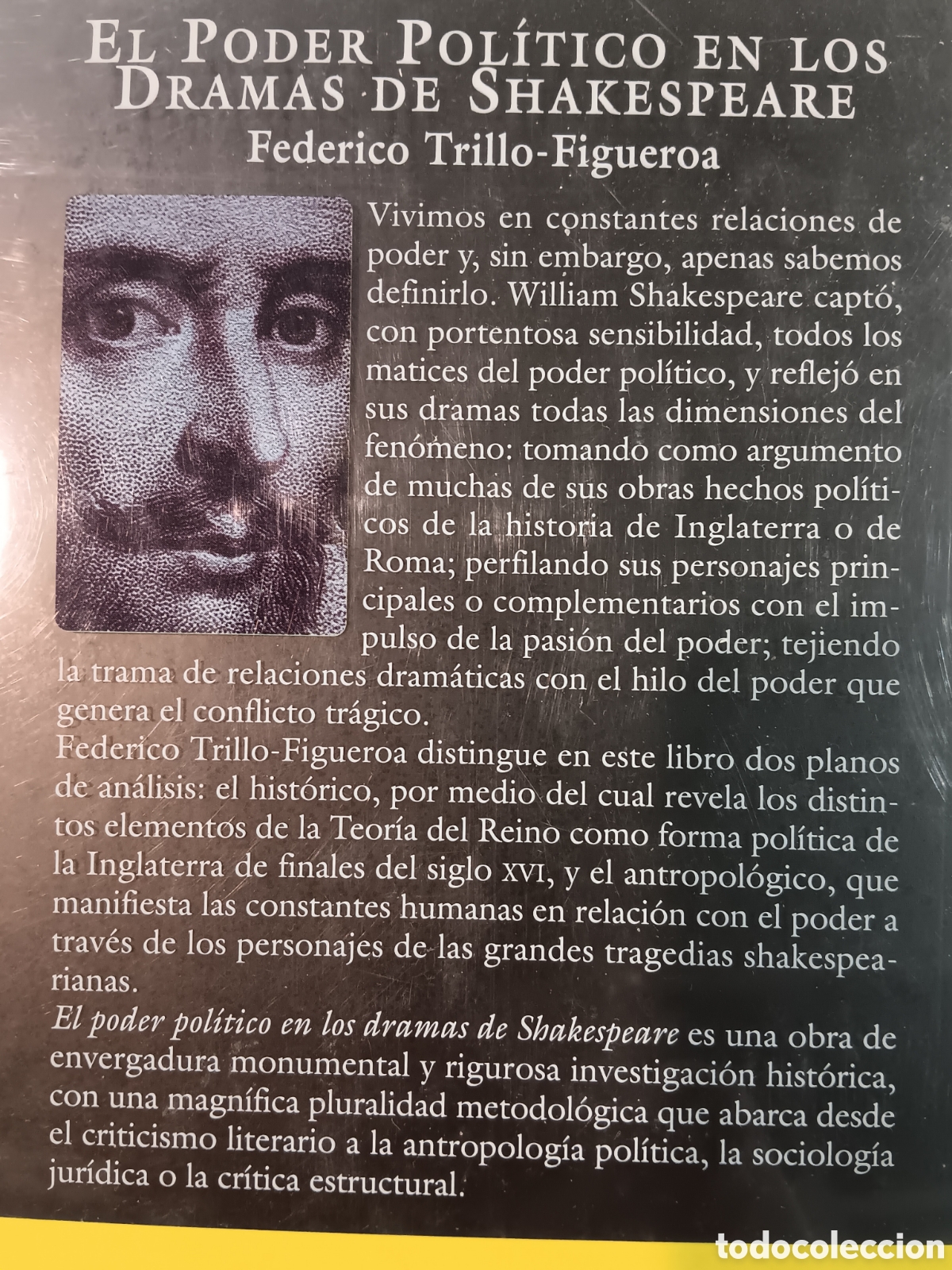 Libros de segunda mano: Federico Trillo-Figueroa. El poder pol&iacute;tico en los dramas de Shakespeare - Foto 2