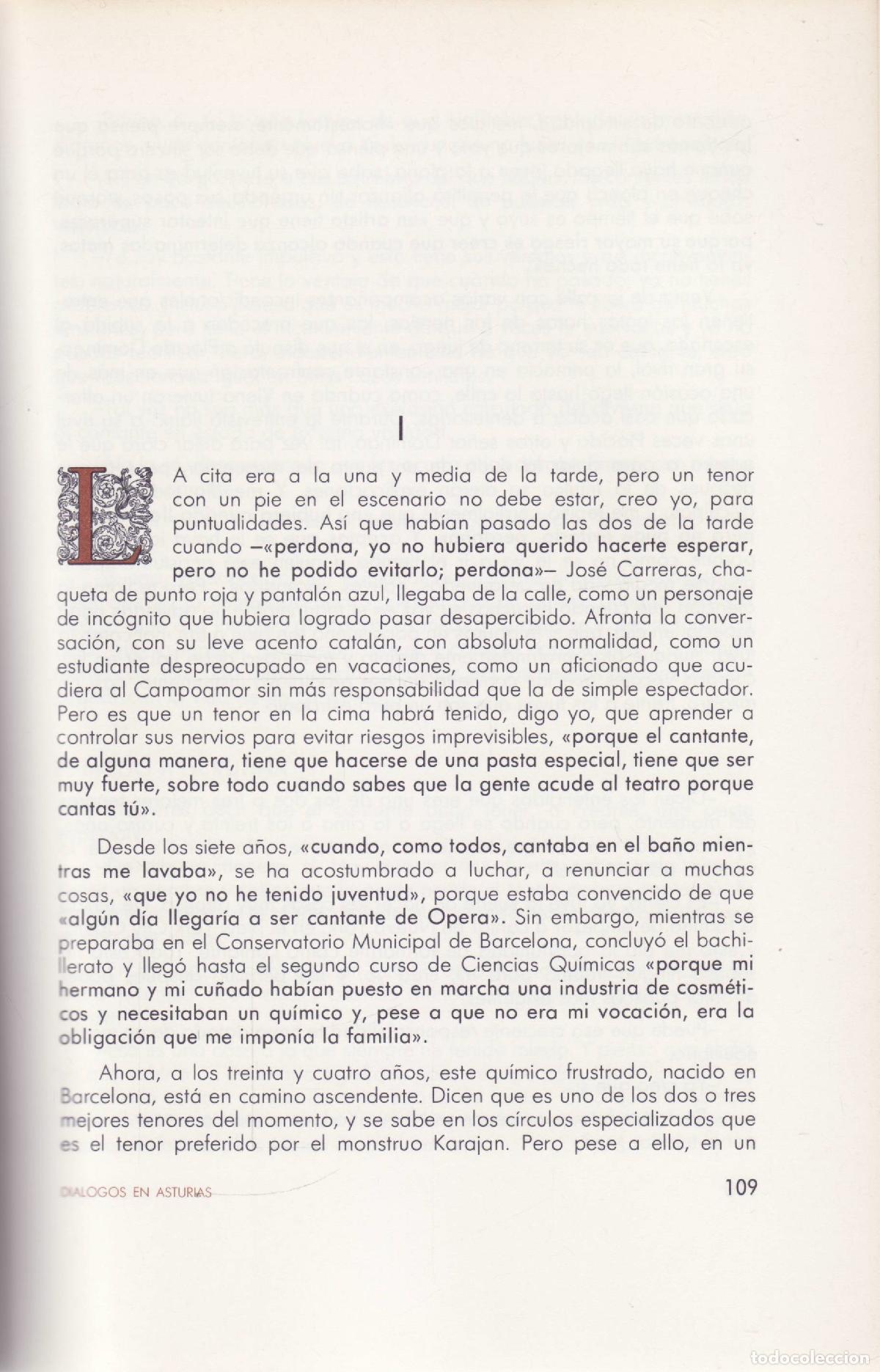 Libros de segunda mano: Dialogos en Asturias - de Lillo, Juan - Foto 2