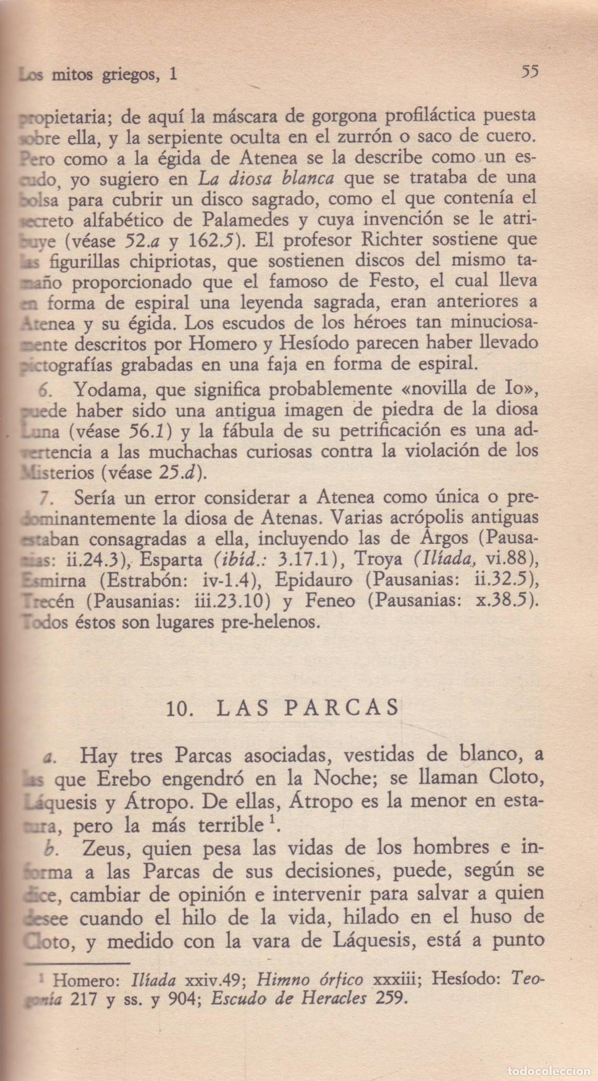 Libros de segunda mano: Los mitos griegos (1) - Graves, Robert - Foto 2