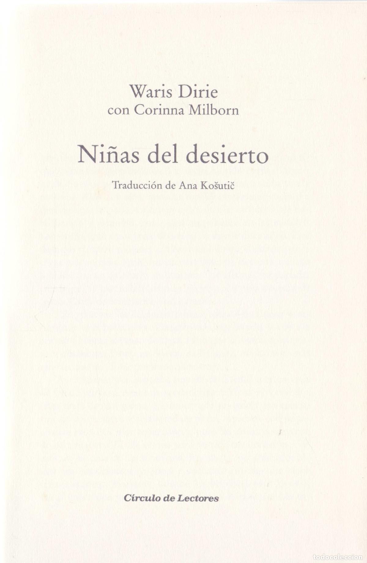 Libros de segunda mano: Ninas del desierto - Dirie, Waris - Foto 1