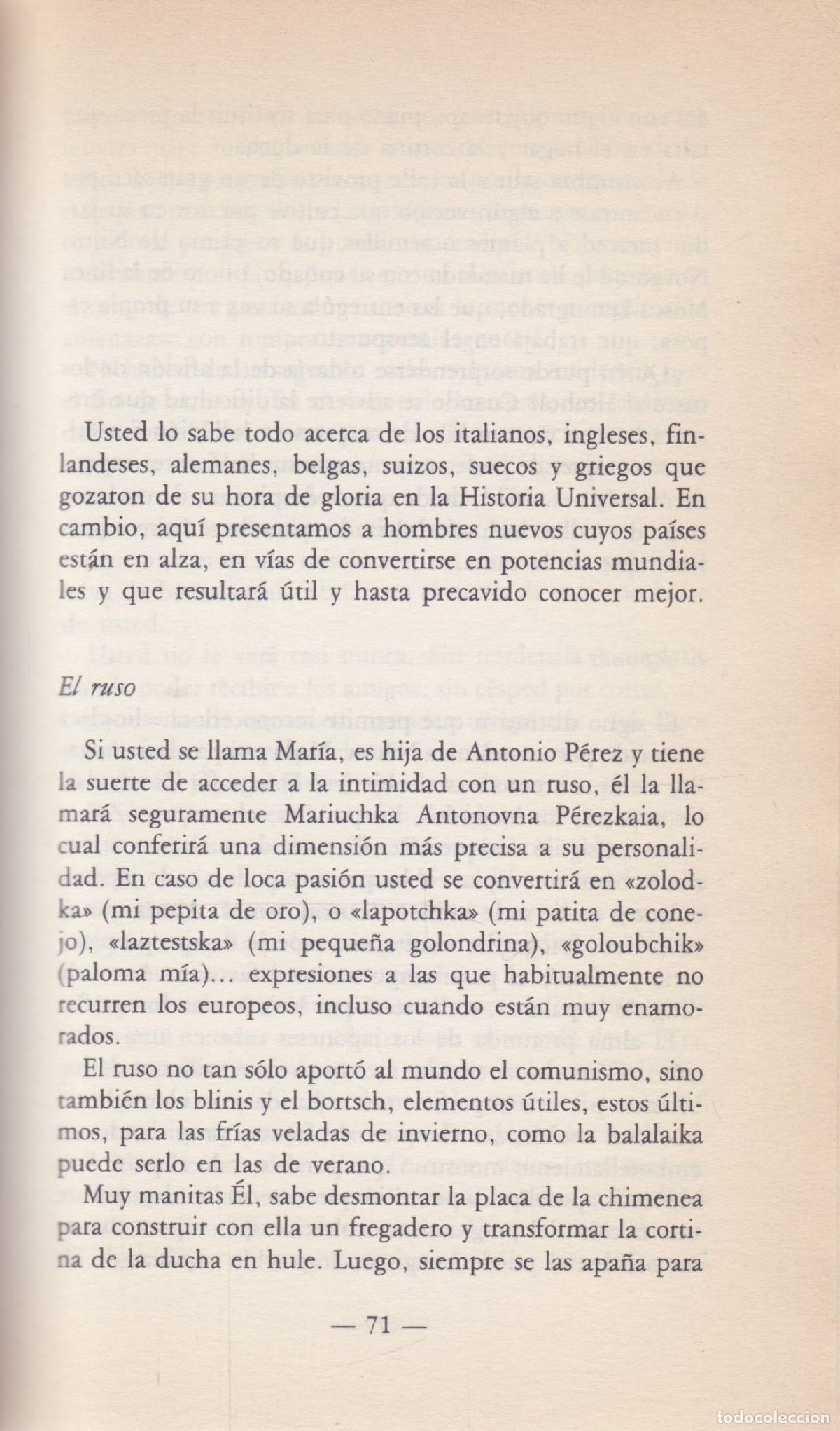 Libros de segunda mano: Los hombres: modo de empleo - de lAulnoit, Beatrix - Foto 2