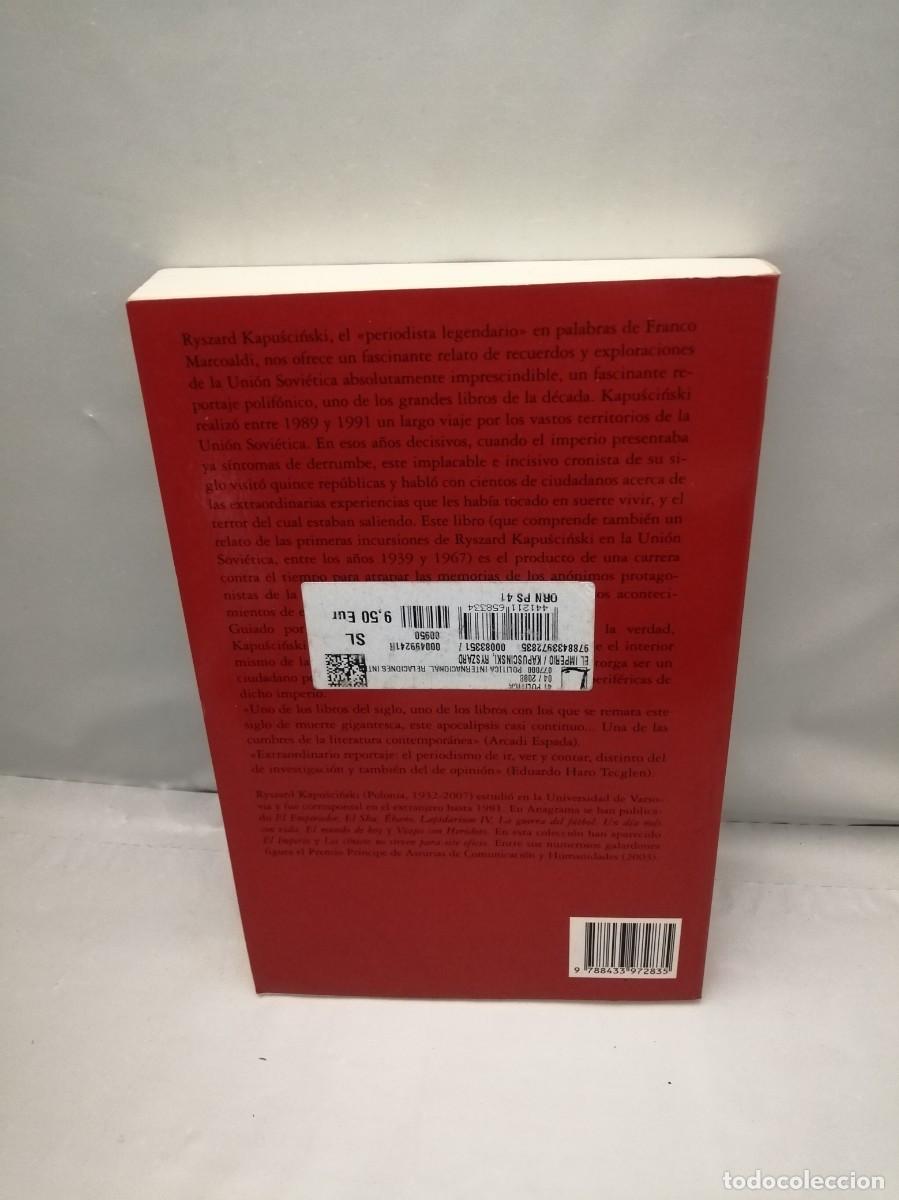 Libros de segunda mano: Ryszard Kapuscinski: El Imperio (Colecci&oacute;n: Compactos) - Foto 2