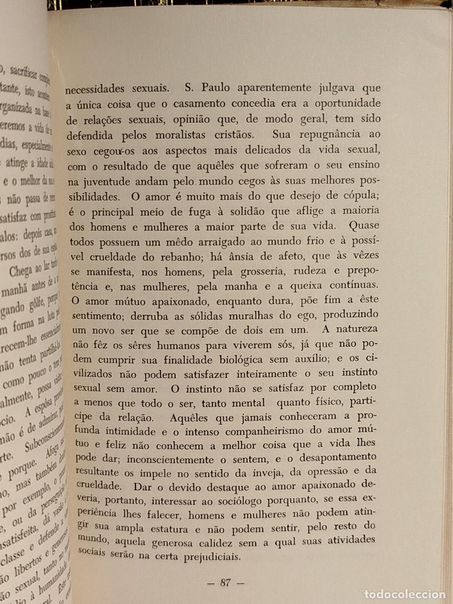 Libros de segunda mano: 1956. O casamento e a moral. Bertrand Russell. - Foto 7