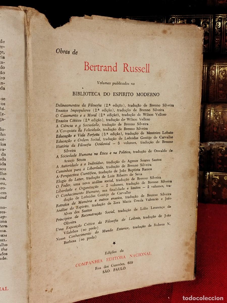 Libros de segunda mano: 1956. O casamento e a moral. Bertrand Russell. - Foto 9