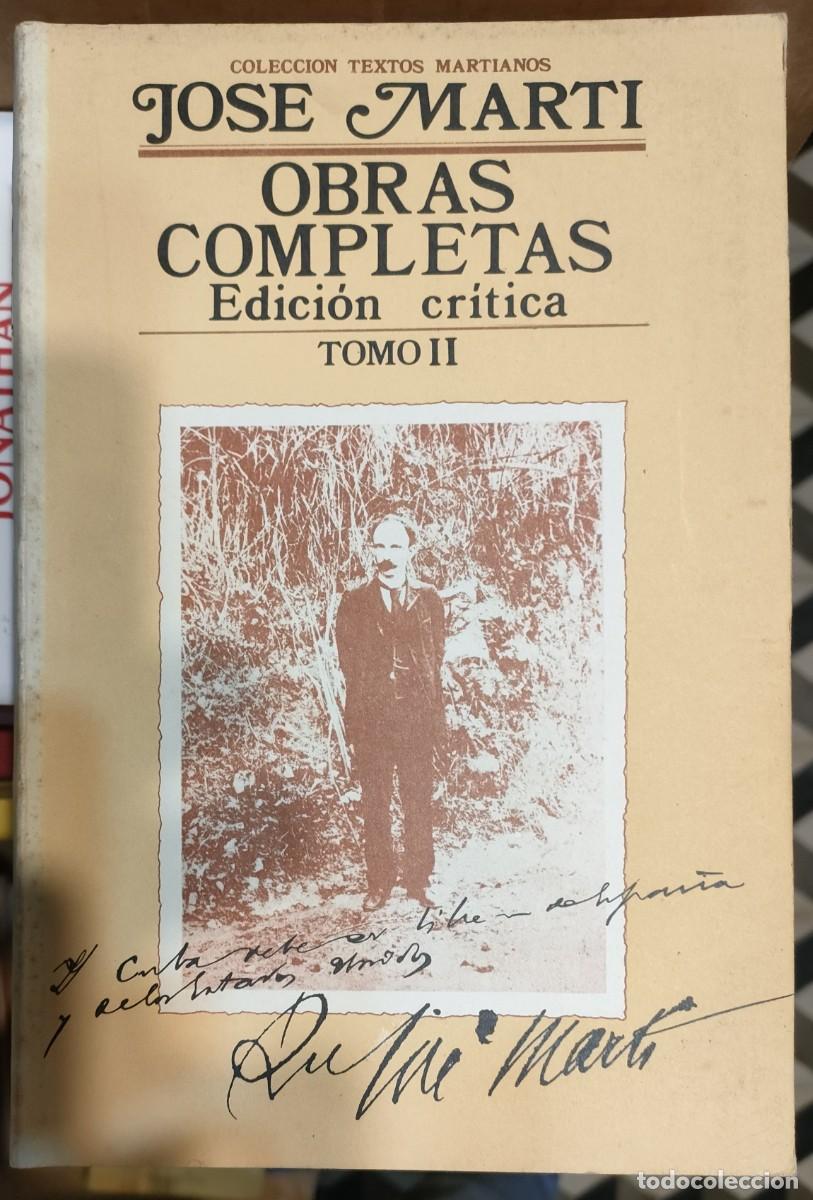 Libros de segunda mano: Jos&eacute; Mart&iacute;. Obras completas II. 1985 - Foto 1