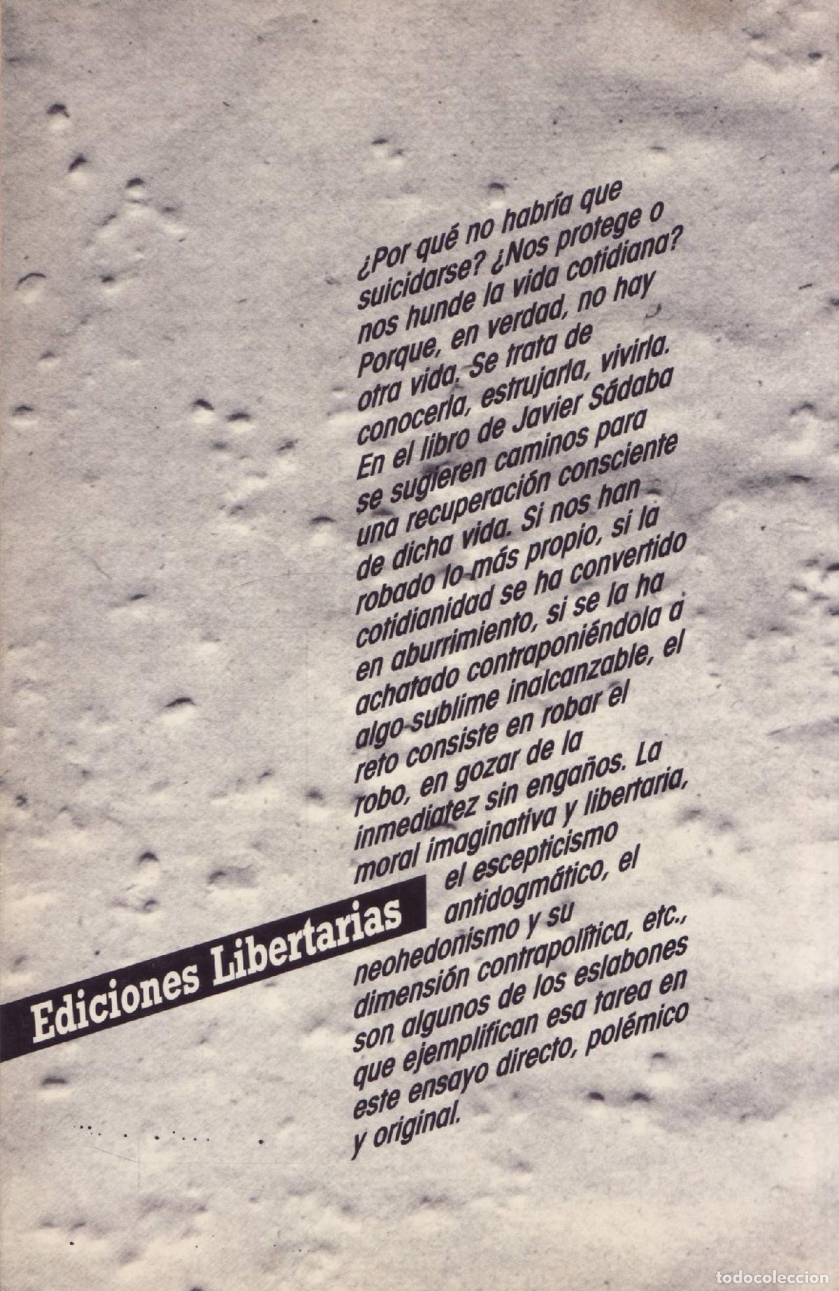 Libros de segunda mano: Saber vivir - Sabada, Javier - Foto 3