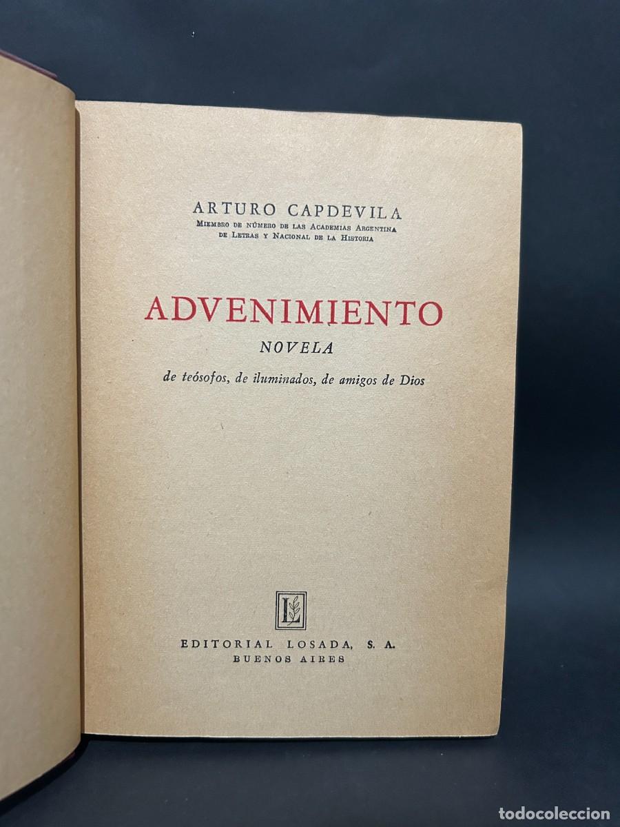 Libros de segunda mano: ARTURO CAPDEVILA - ADVENIMIENTO - 1947 - Foto 2