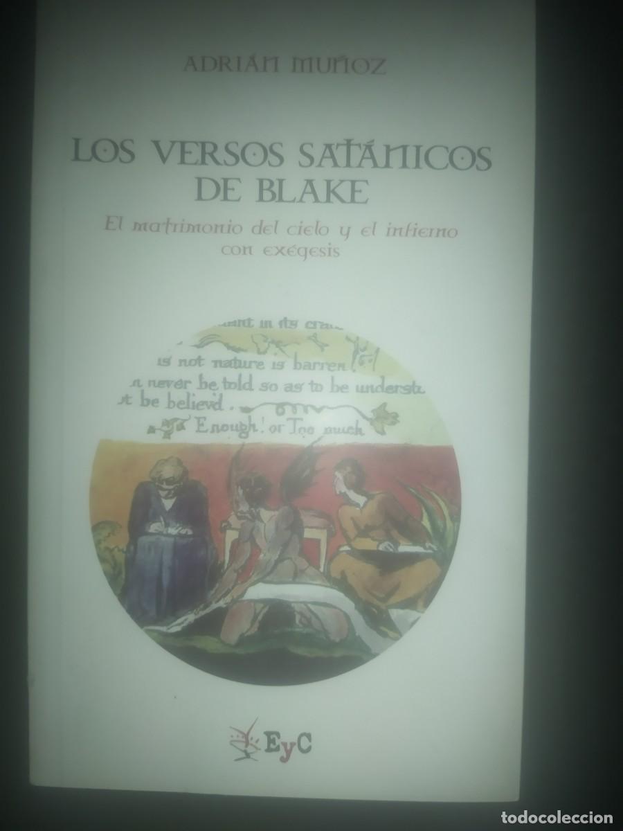Libros de segunda mano: Los versos sat&aacute;nicos de blake - ADRIAN MU&Ntilde;OZ . WILLIAM BLAKE - Foto 1