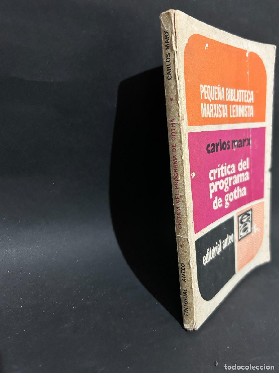 Libros de segunda mano: CARLOS MARX - CRITICA DEL PROGRAMA DE GOTHA - 1973 - Foto 2