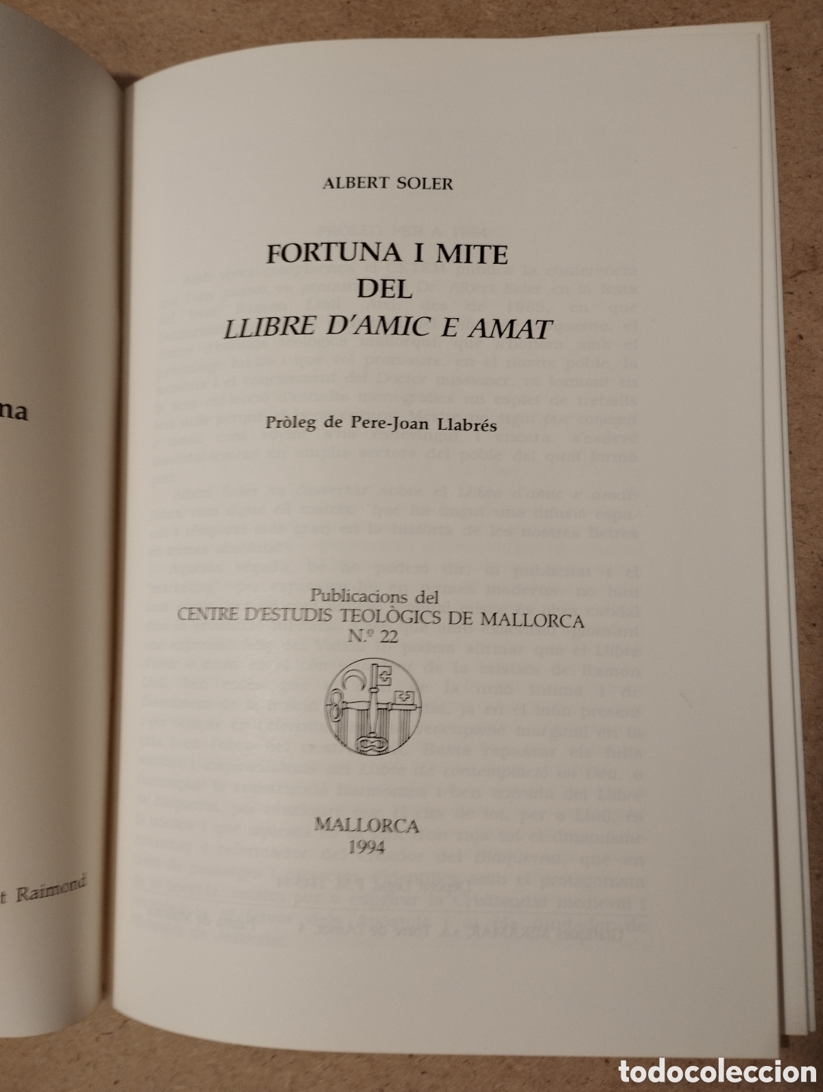 Libros de segunda mano: FORTUNA I MITE DEL LLIBRE DAMIC E AMAT (ALBERT SOLER) - Foto 2