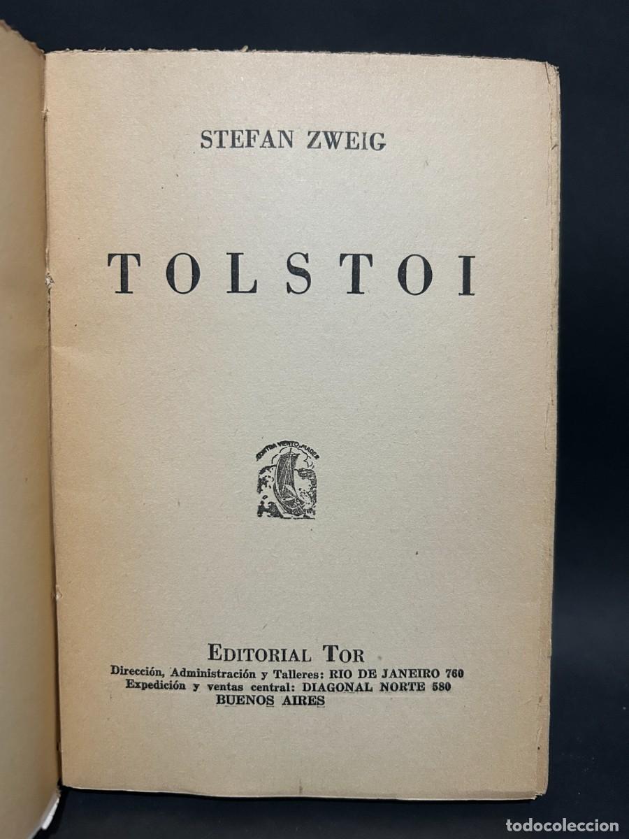 Libros de segunda mano: STEFAN ZWEIG - TOLSTOI - PRIMERA EDICI&Oacute;N EN ESPA&Ntilde;OL - Foto 3