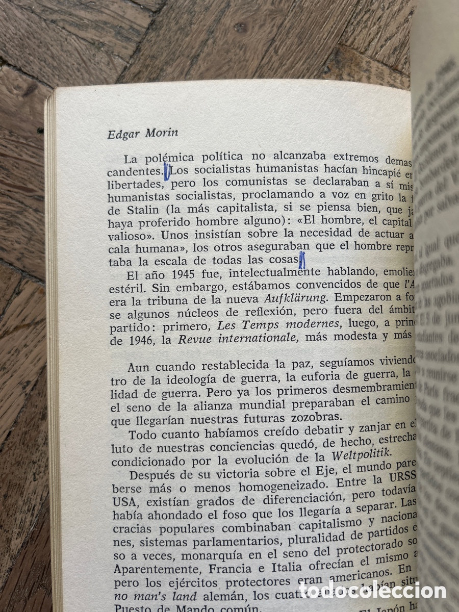 Libros de segunda mano: Autocr&iacute;tica - Edgar Morin - Kair&oacute;s (1976) - Foto 4