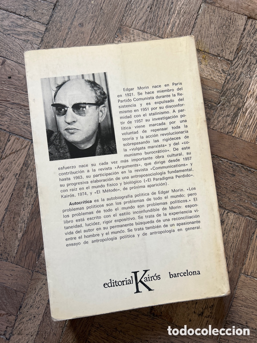 Libros de segunda mano: Autocr&iacute;tica - Edgar Morin - Kair&oacute;s (1976) - Foto 9