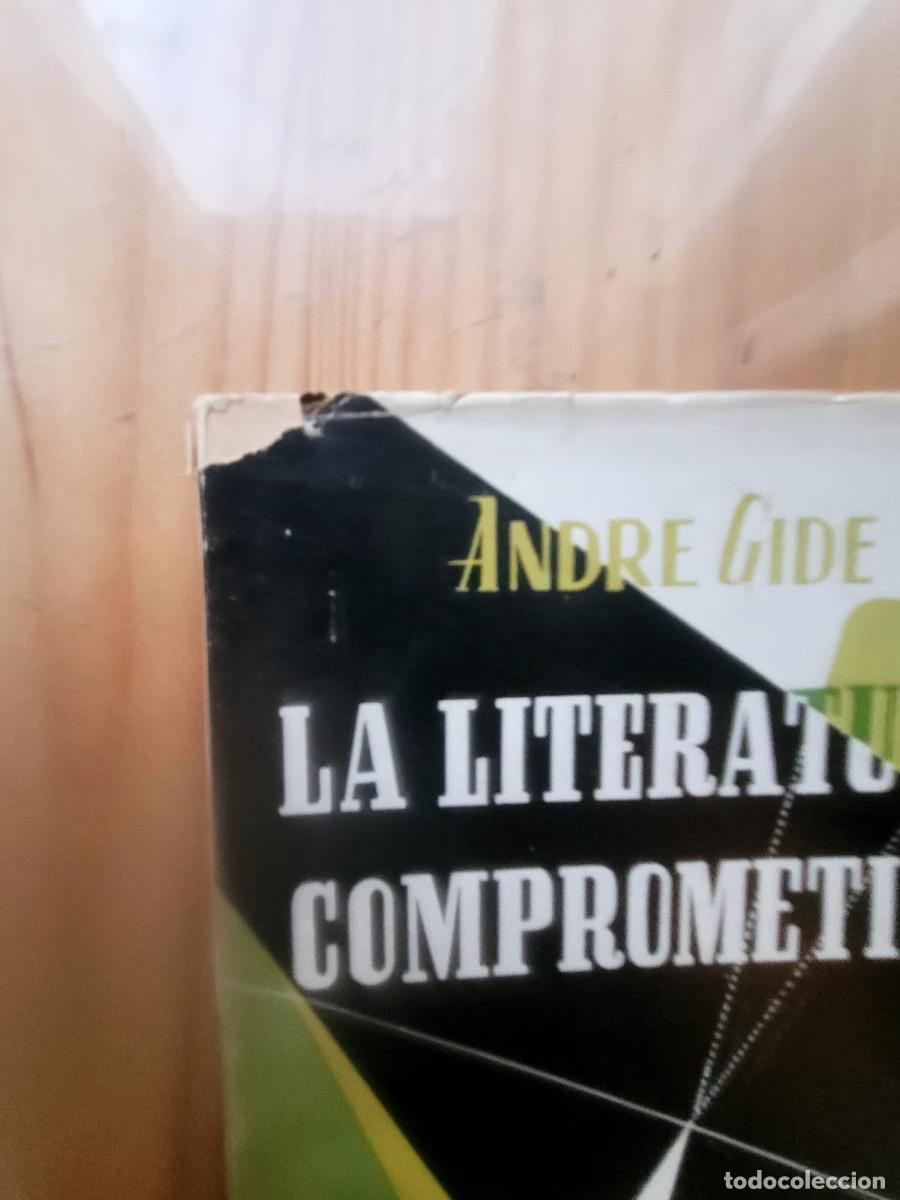 Libros de segunda mano: LA LITERATURA COMPROMETIDA - ANDRE GIDE - Foto 2